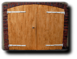 fabrication de porte de garage en bois sur mesure