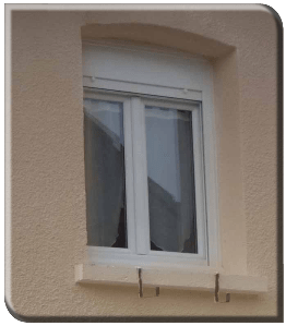 fenêtres en PVC avec double vitrage, avec volet intégrés intérieur, extérieur