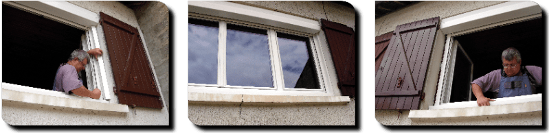 Exemple de réalisation et de pose fenêtre PVC